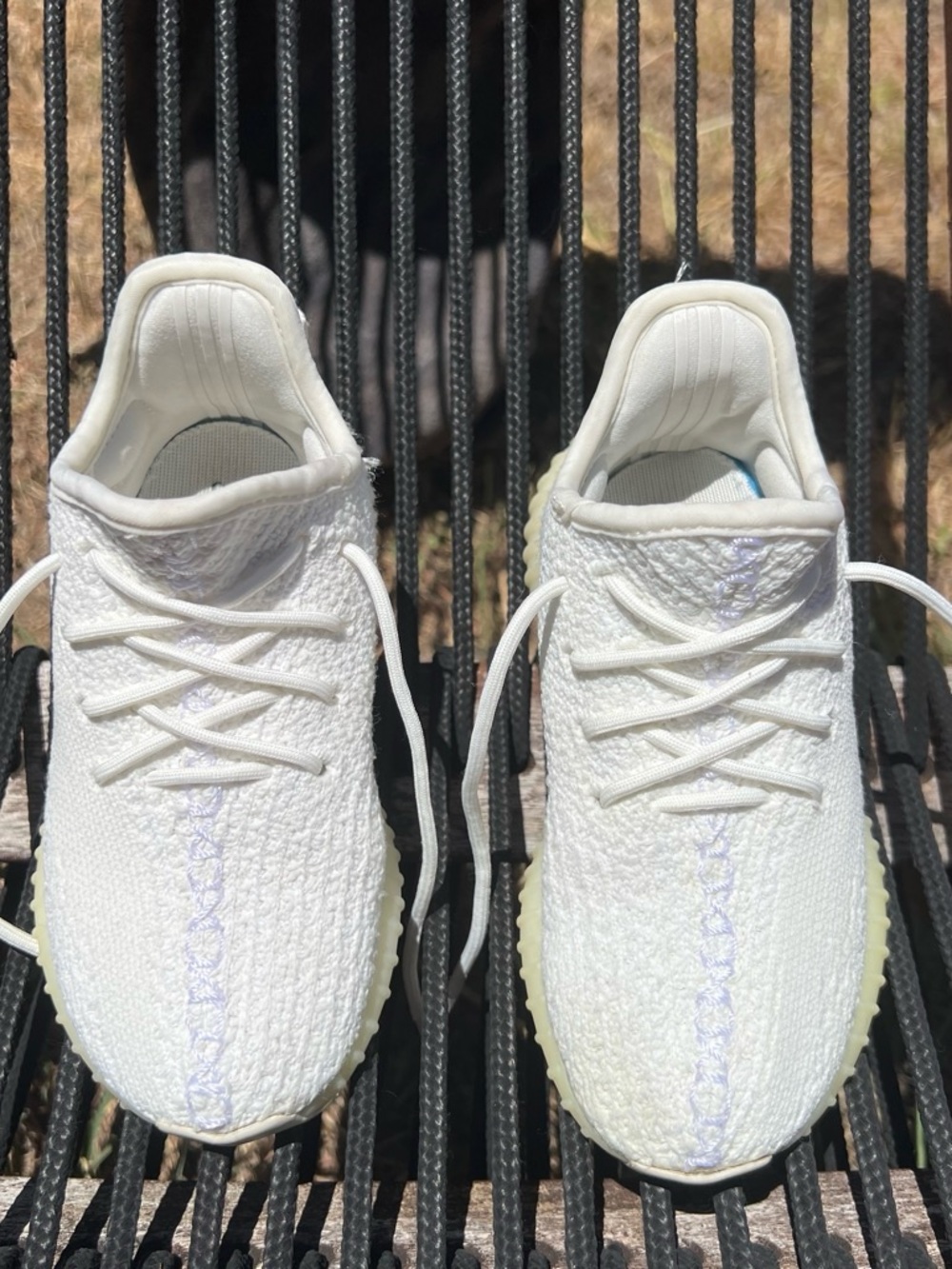 Yeezy 350 Kids Knit Low-Top Sneakers
